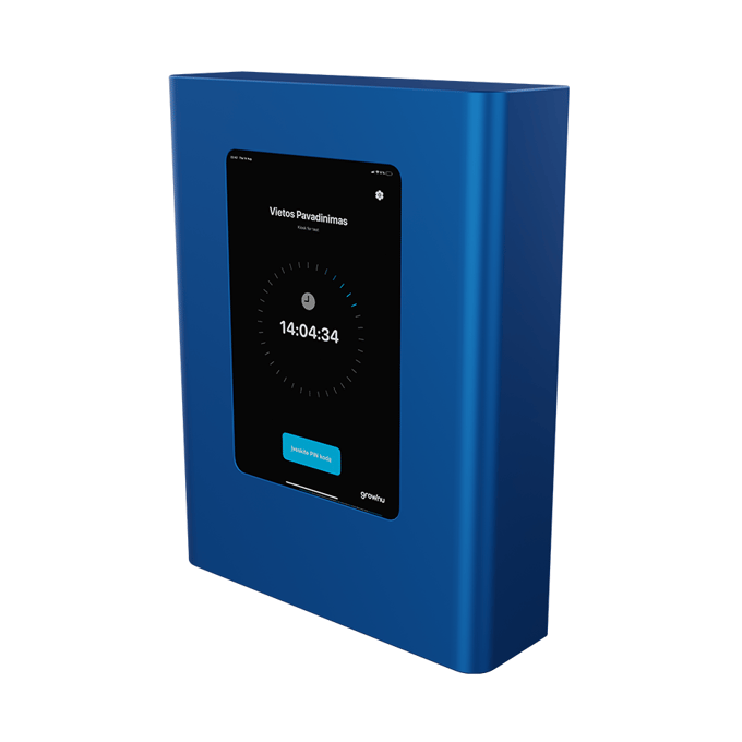 Lauko terminalas individualios spalvos pasirinktinai - mėlyna