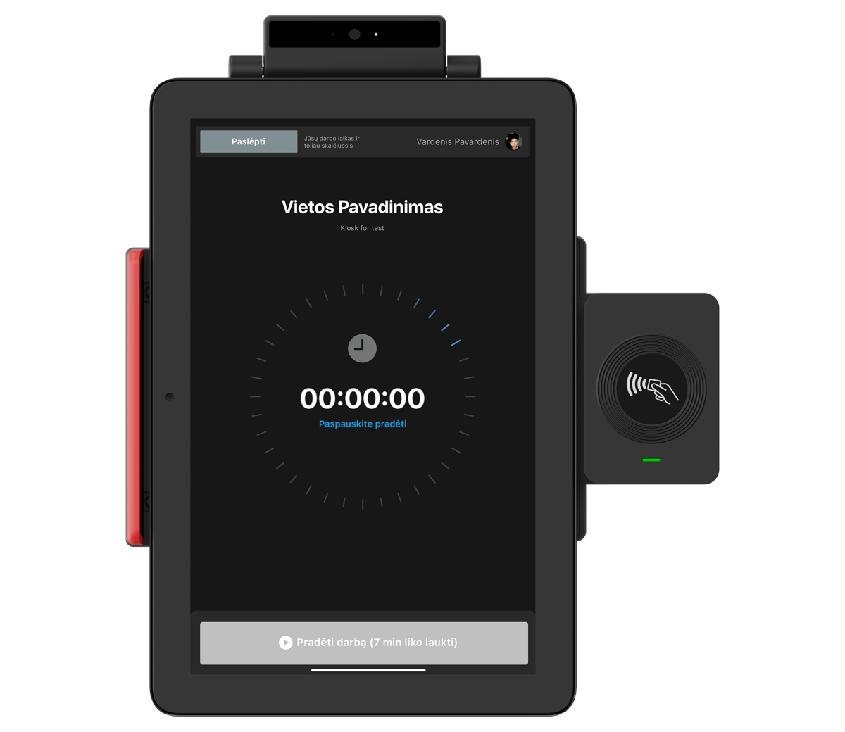 Įsiregistravimo ribojimas pagal pamainą