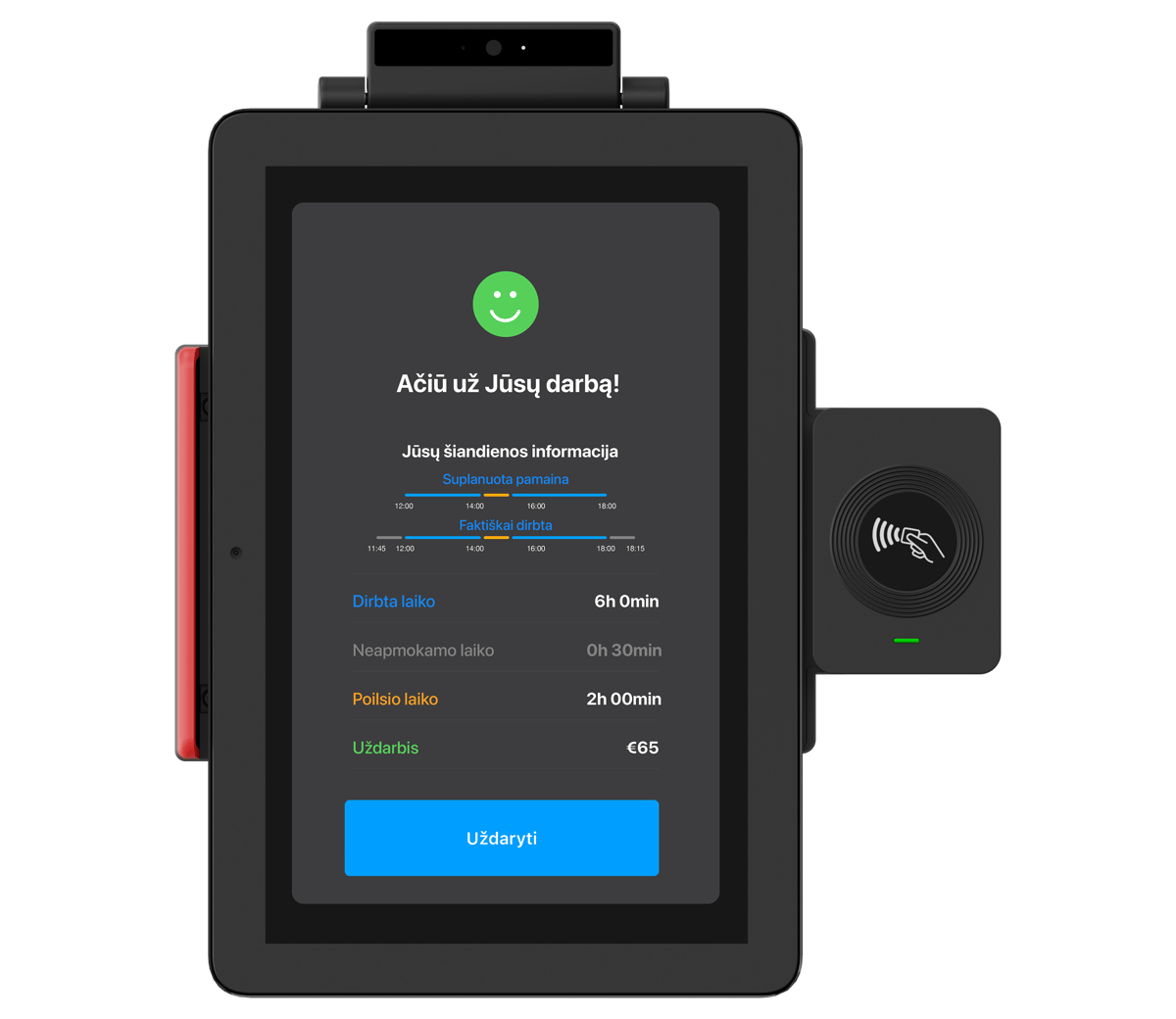 Tuščių/Neapmokamų valandų sprendimas