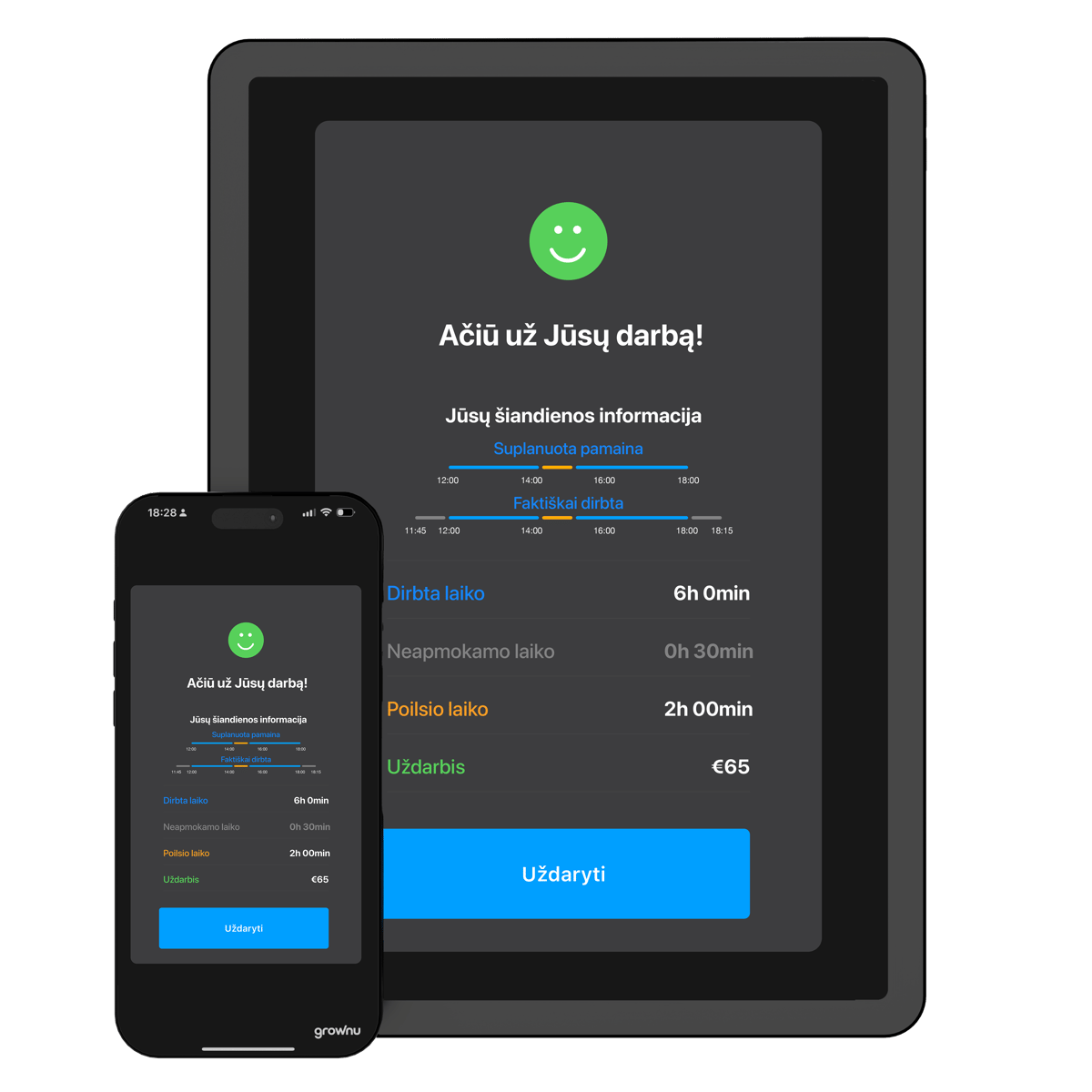 Neapmokamų valandų kontrolė