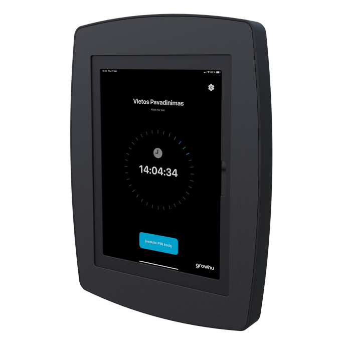 Planšetės laikiklis - juodos spalvos